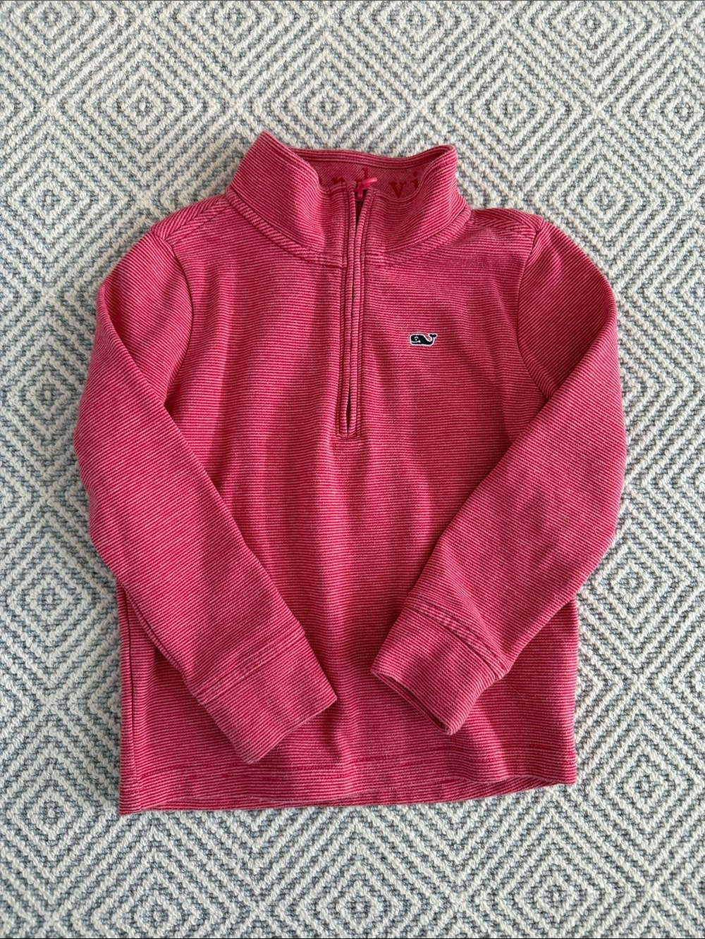 Vineyard Vines Nantucket Red Quarter-Zip Pullover